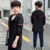 Boys mùa xuân áo khoác 2020 mới Trung Quốc Đại học Trẻ em Hàn Quốc phiên bản Casual Xuân Thu Jacket Trung bình Dài trùm đầu áo khoác áo gió Tide 