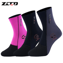 3MM ultra-bounty increased diving socks male and female swimming warm deep diving submerged socks anti-wear and abrasion beach covered water socks women