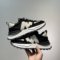 Mens shoes 2022 new winter gush genuine leather sneakers trendy 100 hitch retro old daddy shoes thick bottom casual shoes