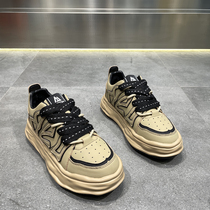 Winter board shoes men 2022 new dissolution shoes low-help velvet warm casual shoes trendy thick bottom heightening cotton shoes