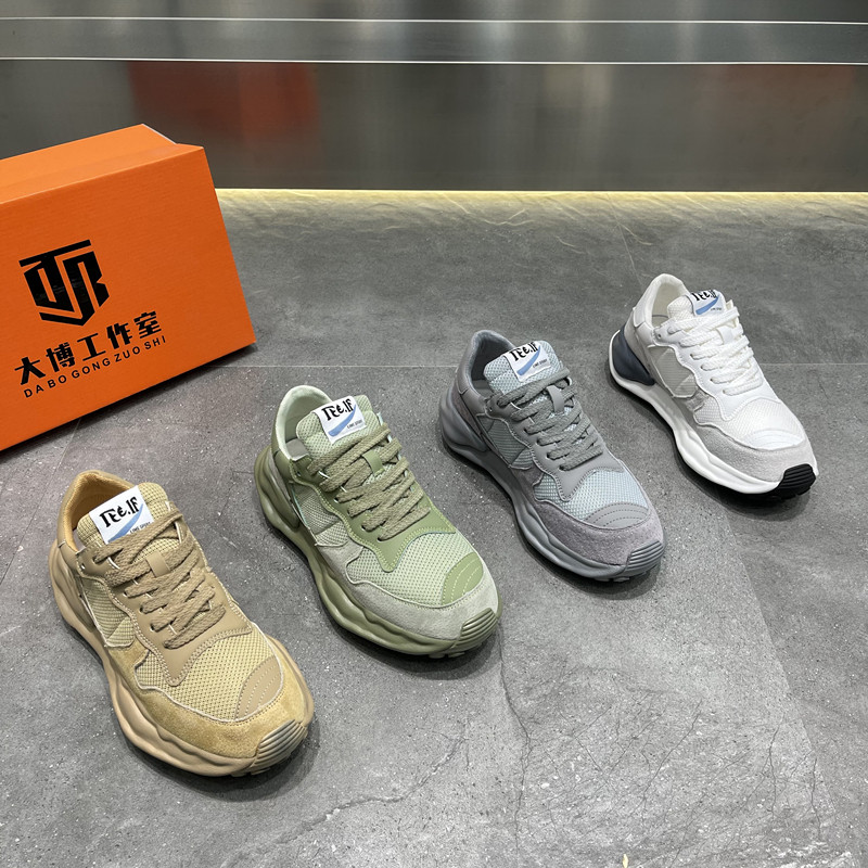 Men's shoes 2022 New summer net face sneakers Korean version trendy small white shoes thick bottom breathable 100 hitch casual shoes 