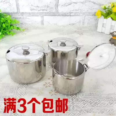 Salt thickened pepper oil tank Commercial restaurant with lid Round jar Seasoning tank lid Fast food restaurant sugar cup noodle restaurant