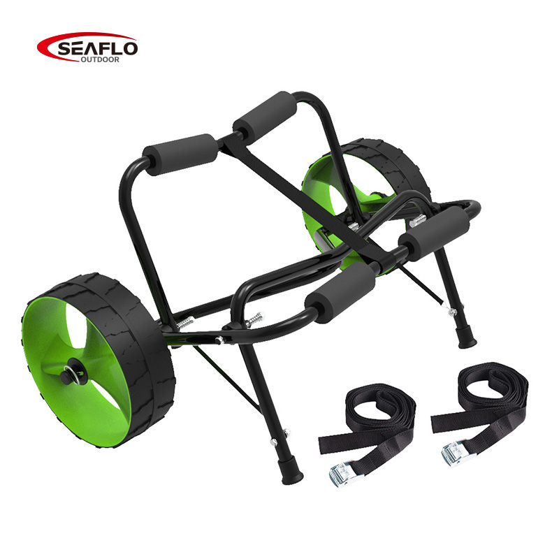 Ocean boat canoe trailer kayak transport large small trailer paddle board aluminum car foldable and easy to disassemble