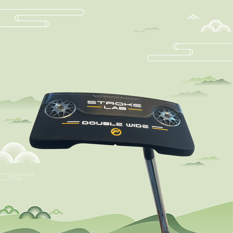 新品のメンズゴルフパター、新しいスチールシャフト、ストレートバー、輸入正規品。