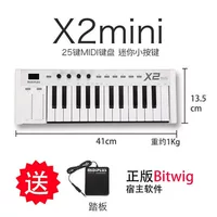 X2mini (отправка педали+подлинное программное обеспечение Bitwig)