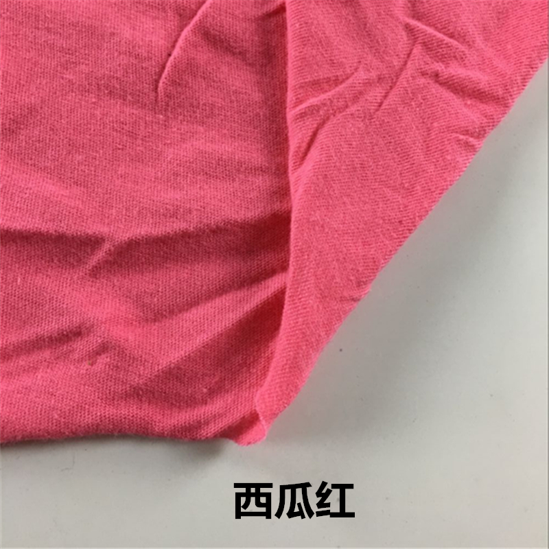 Tinh khiết bông t-shirt đơn jersey vải dệt kim mùa xuân gần gũi và phần mỏng vải đồng bằng áo thun Qiuyiqiuku - Vải vải tự làm cotton lạnh