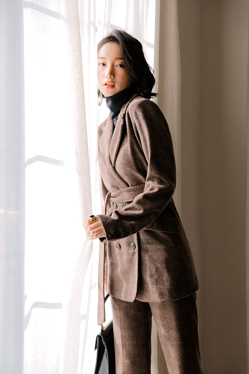 Veste pour femme KAERO en Laine - Ref 3219899 Image 8