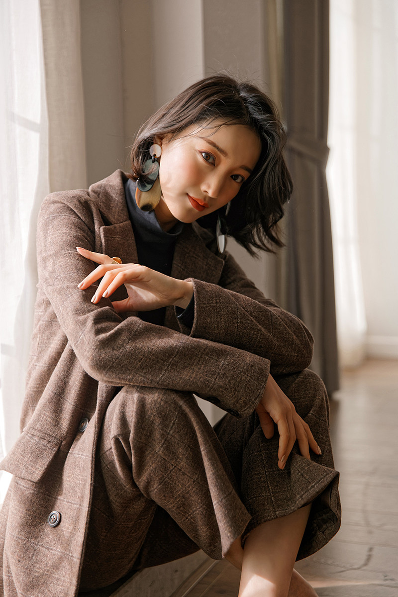 Veste pour femme KAERO en Laine - Ref 3219899 Image 7