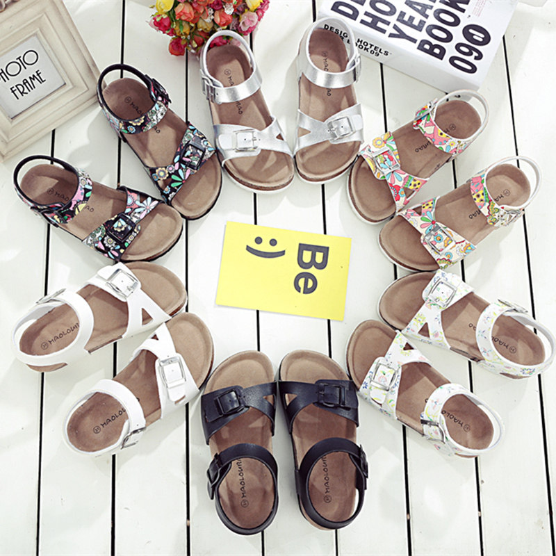 baby cork sandals