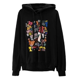 Tide, весенняя черная осенняя толстовка с капюшоном для школьников, в корейском стиле