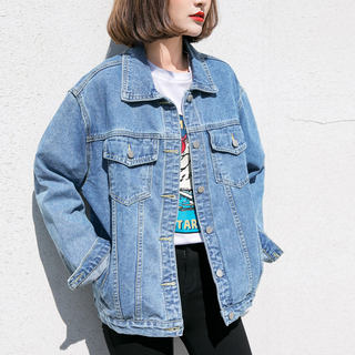 Zisuo 2026 Spring New Washed Denim Jacket for Women, Korean Style Loose Fit Student Versatile Short Denim Coat