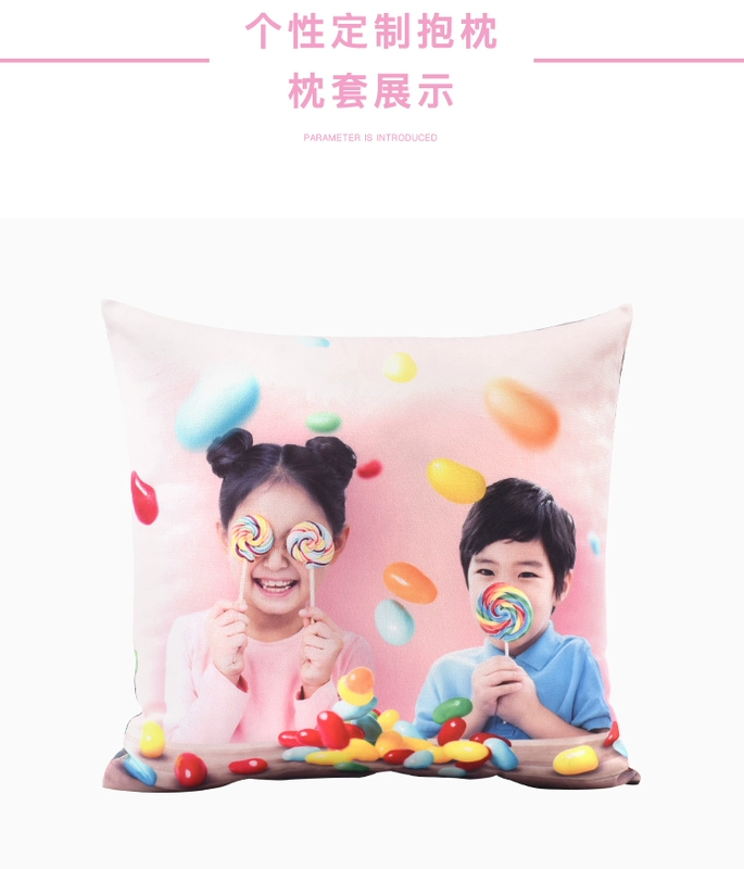 Ginger Xiong Qiqi gối với gối xung quanh đệm sinh nhật hai mặt phun một món quà năm mới