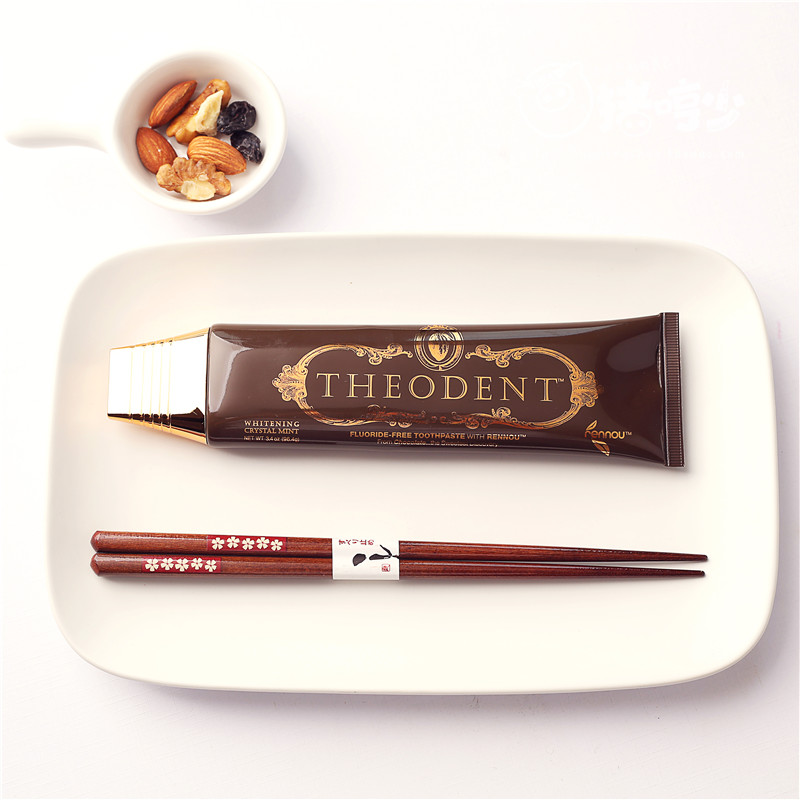 美国Theodent巧克力牙膏 96g 食用级 防敏 温和