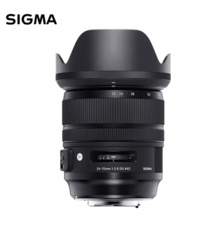 SIGMA Art 24-70mm F2.8 DG OS HSM ເຄື່ອງໝາຍຮູຮັບແສງຂະໜາດໃຫຍ່ຄົງທີ່ເຕັມເຟຣມ