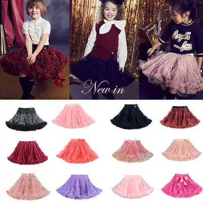 Fat Fajia spot British Angels Face ins burst style children's girl princess skirt tutu puffy yarn skirt