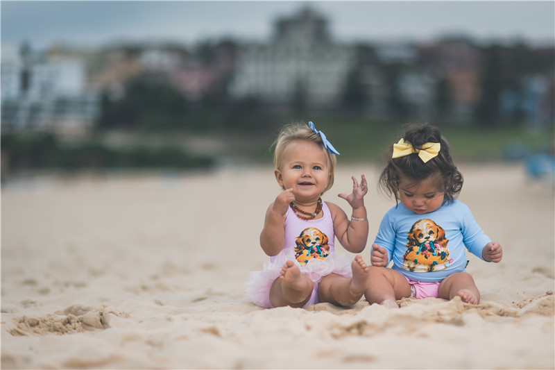Spot ủy quyền thương hiệu đường phố Úc Rock Your Baby18 new girl girl áo tắm một mảnh đồ bơi nữ sinh