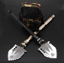 Workers shovel multi-functional military shovel outdoor multi-purpose folding self-defense manganese steel shovel Camping Fishing shovel