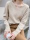 Gentle V-Neck Knitted Sweater for Women, Autumn and Winter New Style 2026, Long-Sleeved, Versatile, Slimming, Korean Style Inner Layering Top