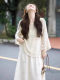 Hollow-Out Long-Sleeved Knitted Sweater for Women, Summer Outerwear, New Loose Round Neck Bell-Sleeve Sun Protection Top, Air-Conditioning Cover-Up