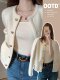 Chanel-Style Elegant Mohair Sweater Cardigan for Women, Early Spring 2026 New Model, High-End Knit Outerwear