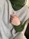 High-End Gray Knitted Vest with Small Gold Buttons for Women, Autumn and Winter Soft and Cozy Layering Sweater Vest with a Sense of Design, Sleeveless Top