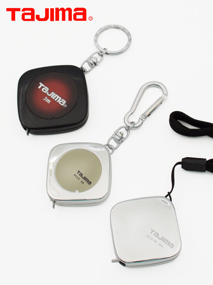 tajima Japan tajima mini tape measure 1m 2m 3m steel tape measure Portable keychain Magnetic small tape measure