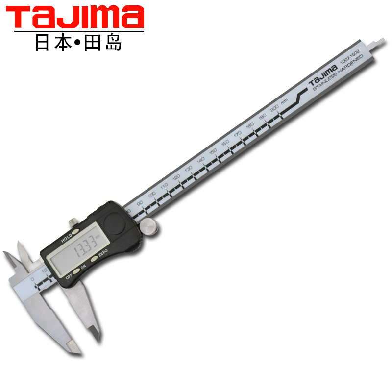 Tajima Japan Tajima Vernier Caliper Digital Display Stainless Steel High Precision 0-150-200-300mm Caliper