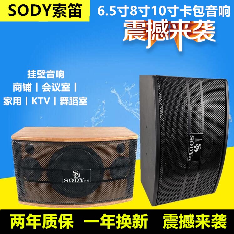 SODY professional KTV speaker Home 6 5 inch 8 inch 10 inch wall card package audio conference room dance shop