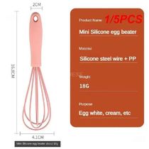 1 5PCS Stainless Steel Egg Beater Green Easy To Clean