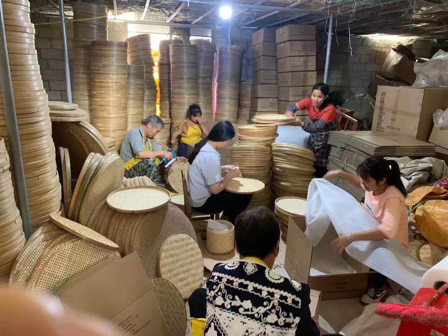 竹篾竹编竹簸箕无孔竹筛子新农村围栏墙面吊顶竹装饰学生绘画竹匾-阿里巴巴