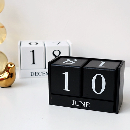 Nordic Creative деревянный календарь дом простые настольные украшения Wermoral Calendar мягкие инсталляционные блюда Список списков календарь качание