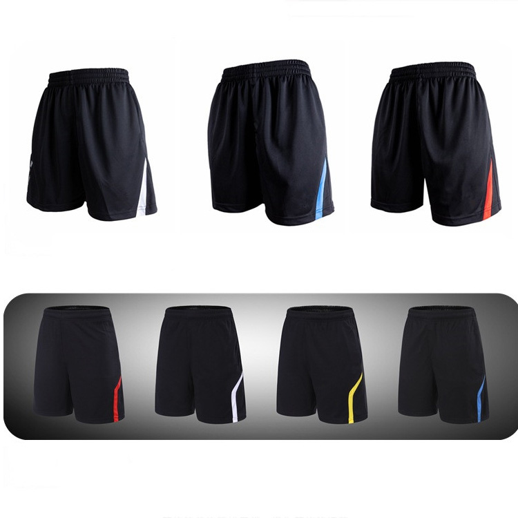 Summer new casual pants badminton shorts shorts speed dry overalls for men and women table tennis pants training sports 5-minute pants