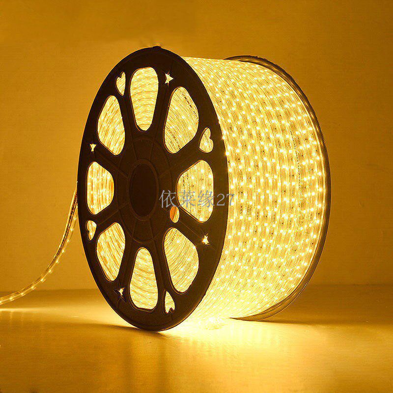 Sanxiong Aurora LED light with 2835 patch living room ceiling dark groove highlight waterproof soft light strip 220V decorative light