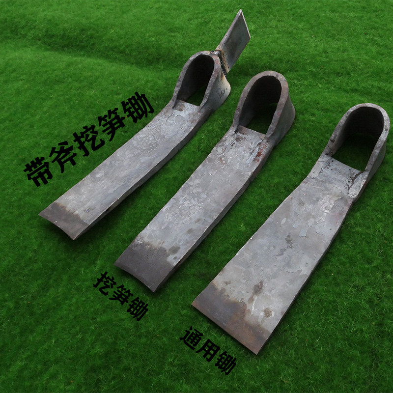 Spring steel forging digging shoot hoe agricultural tools home users outside the mountain digging soil ploughing land to plant vegetables and planting land