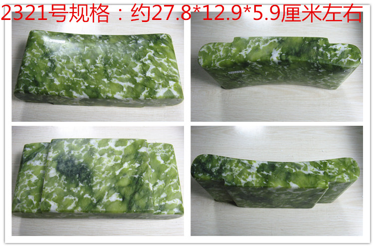 Gối ngọc bích tự nhiên gối ngọc rắn mùa hè mát mẻ cổ gối ngủ gối cổ tử cung chăm sóc sức khỏe gối ngọc - Gối gối tựa lưng sofa