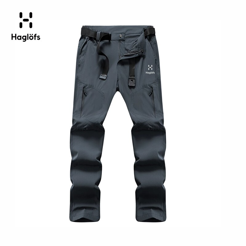 Haglofs Matchstick Outdoor Casual Pants Men's Spring and Summer Thin Elastic Quick-Drying Pants Hiking Straight Pants