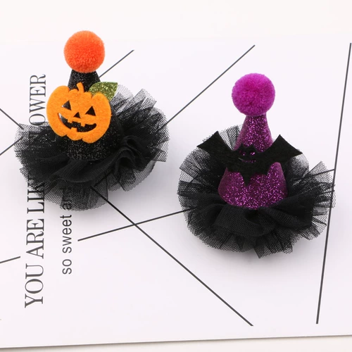 Детская заколка для волос, милый аксессуар для волос, челка, xэллоуин, наряжаться