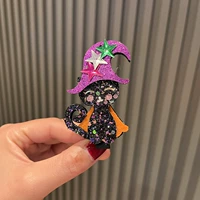 Теплая фиолетовая заколка в стиле S1-4.