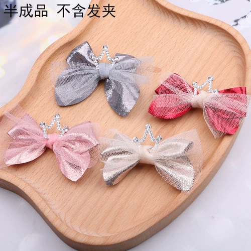 Детский аксессуар для волос, красная заколка для волос с бантиком для принцессы, шпильки для волос