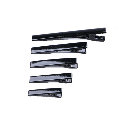 Аксессуар для волос ручной работы, черная заколка для волос с бантиком, «сделай сам»