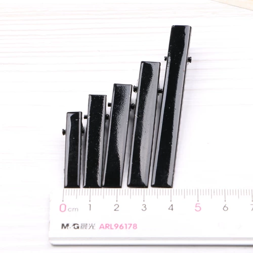 Аксессуар для волос ручной работы, черная заколка для волос с бантиком, «сделай сам»