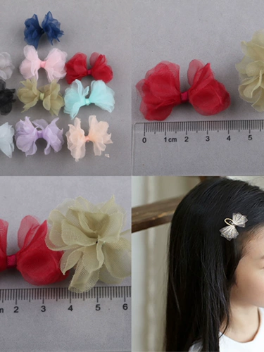 Аксессуар для волос ручной работы, маленькая детская заколка для волос с бантиком, сумка для обуви, в корейском стиле