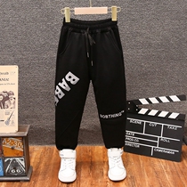 Baby winter Korean casual thick pants boys plus velvet warm fashion trousers childrens clothing 2021 new childrens pants
