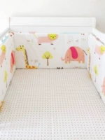 Хлопковые бортики, кроватка для приставной кровати, лента, детское ограждение, увеличенная толщина, защита от столкновений