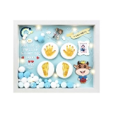 Детские отпечатки рук и ног, чернильная подушечка, детский сувенир, памятная подарочная коробка, подарок на день рождения