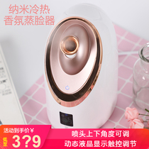 Steamer hot and cold double spray rice hydrating sprayer steamer household steam beauty instrument open pores