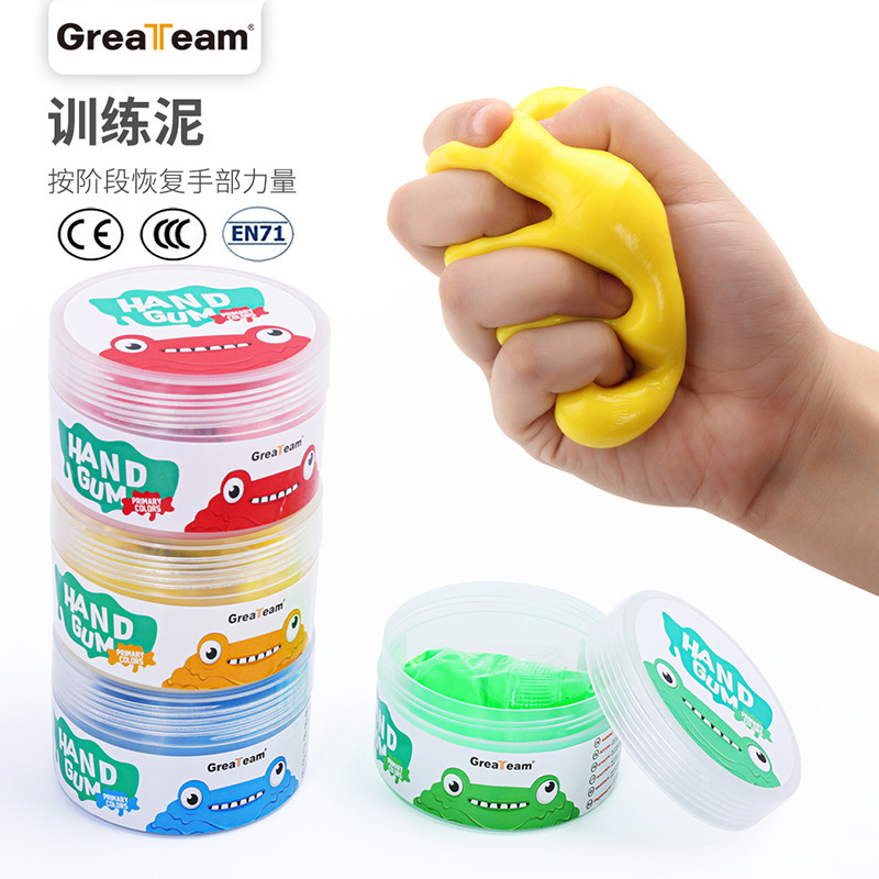 Amazon Finger Training Clay Rehabilitation Clay Stress Relief Toy Colored Clay Rubber Fitness Clay Grip Strength Training Clay