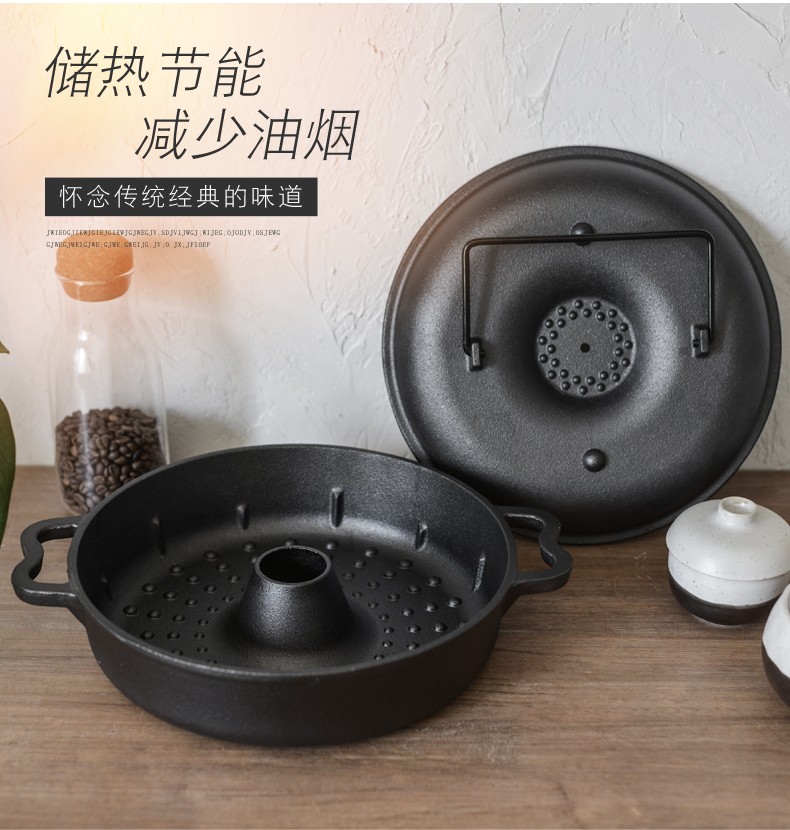 烤红薯神器 家用铸铁煎烤锅 烤红薯/鸡翅/土豆 图9