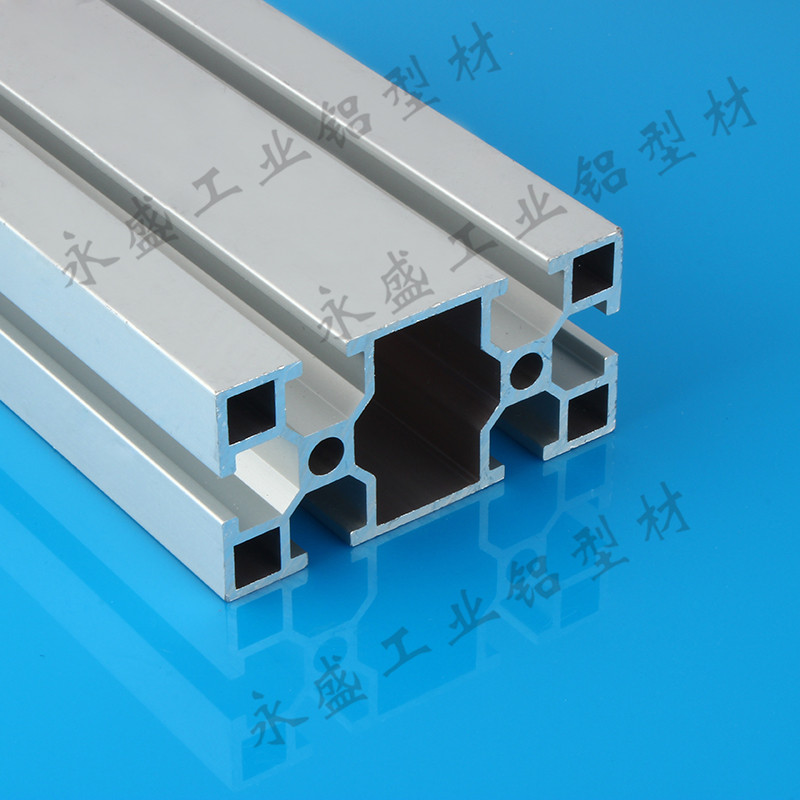 National standard aluminum profile 4080 frame assembly line bracket aluminum alloy electrophoresis square tube profile 2mm rack aluminum tube