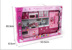 Hellokitty Pink Hello Kitty Simulation Kitchen Set Bộ đồ chơi sinh nhật cô gái lãng mạn đồ chơi cho bé 1 tuổi Đồ chơi gia đình